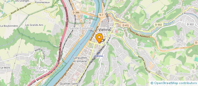 localisation de l'entreprise MOUZON AHLCM à VIENNE