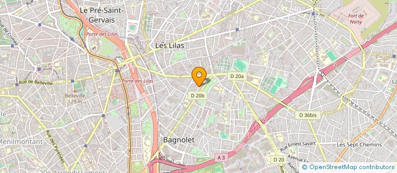 localisation de l'entreprise MOUZON DEVELOPPEMENT à BAGNOLET