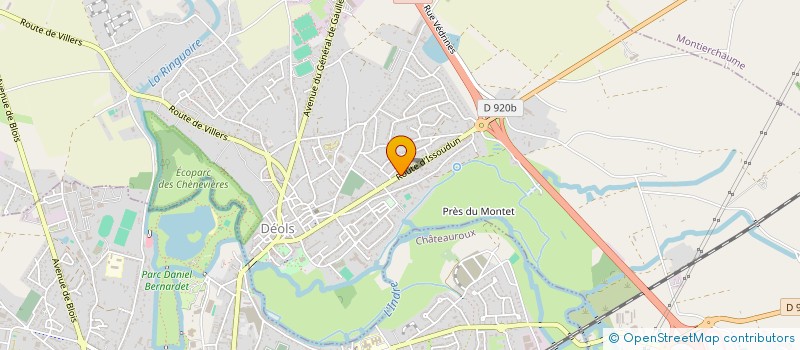 localisation de l'entreprise MOV à DEOLS