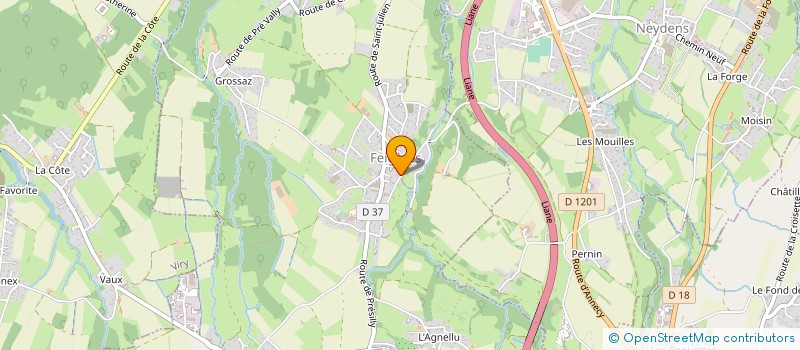 localisation de l'entreprise MOV'DANCE  FEIGERES