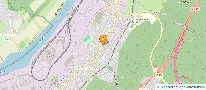 localisation de l'entreprise MOV'EAT COURONNE à GRAND-COURONNE