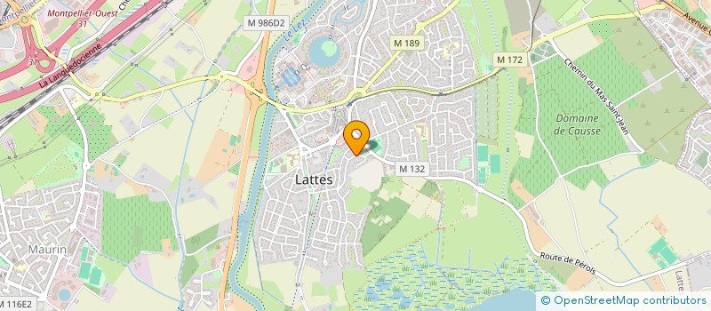 localisation de l'entreprise MOVA BY GUILLAUME COLIN à LATTES