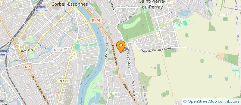 localisation de l'entreprise MOVA INVEST à SAINTRY-SUR-SEINE