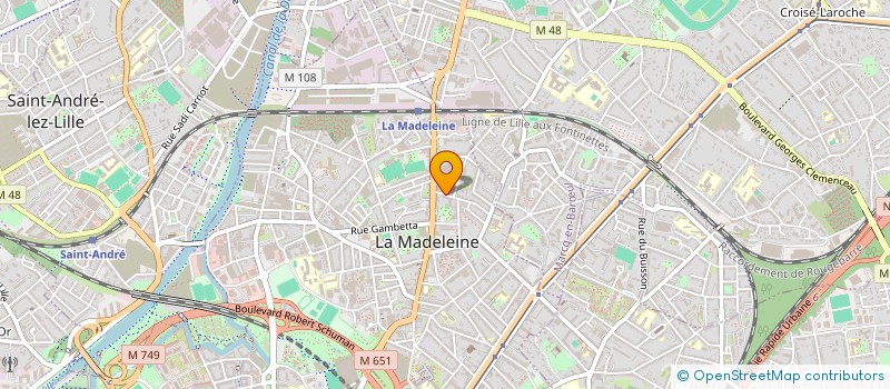 localisation de l'entreprise MOVALIB à LA MADELEINE