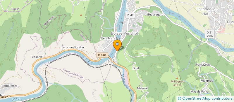 localisation de l'entreprise MOVE  BOISSE-PENCHOT