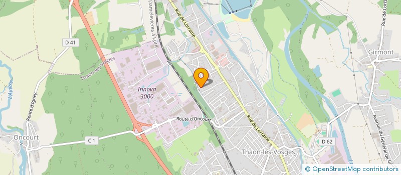 localisation de l'entreprise MOVE  THAON-LES-VOSGES