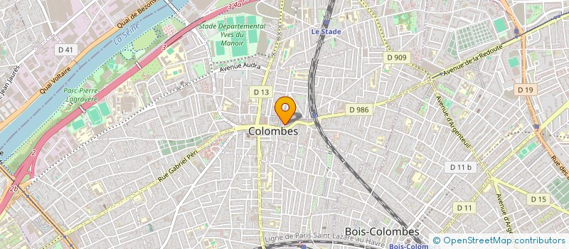 localisation de l'entreprise MOVE.B à COLOMBES