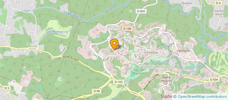 localisation de l'entreprise MOVE & CONNECT à VALBONNE