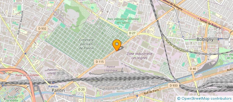 localisation de l'entreprise MOVE - DEM à BOBIGNY