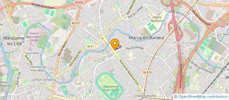 localisation de l'entreprise MOVE&ELSE à MARCQ-EN-BARŒUL