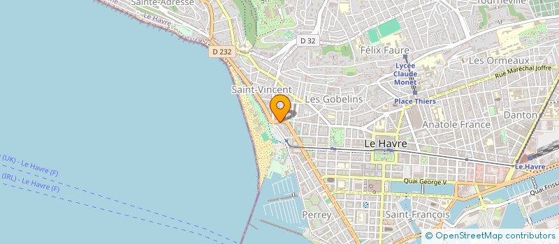 localisation de l'entreprise MOVE & FIT (LAURENT COACHING) à LE HAVRE