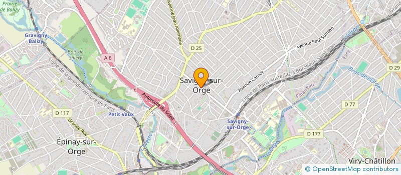 localisation de l'entreprise MOVE & GO FITNESS à SAVIGNY-SUR-ORGE