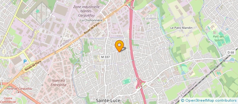 localisation de l'entreprise MOVE' IN SKATE-PARKS  SAINTE-LUCE-SUR-LOIRE