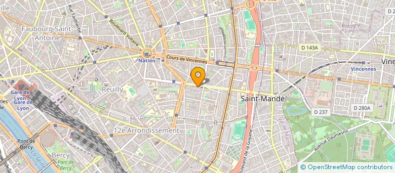 localisation de l'entreprise MOVE L.A  PARIS