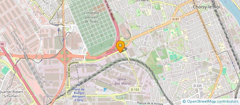 localisation de l'entreprise MOVE ONE DEVELOPPEMENT FRANCE à THIAIS