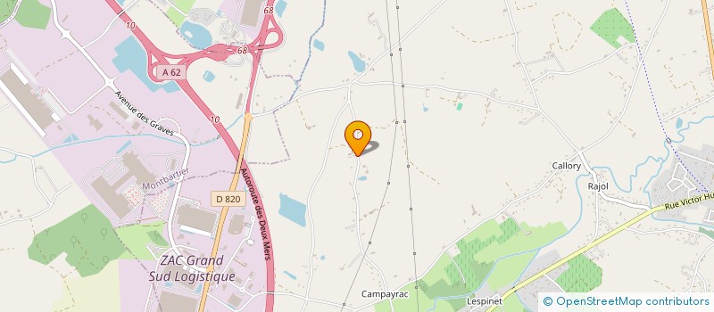 localisation de l'entreprise MOVE PRODUCTION  LABASTIDE-SAINT-PIERRE