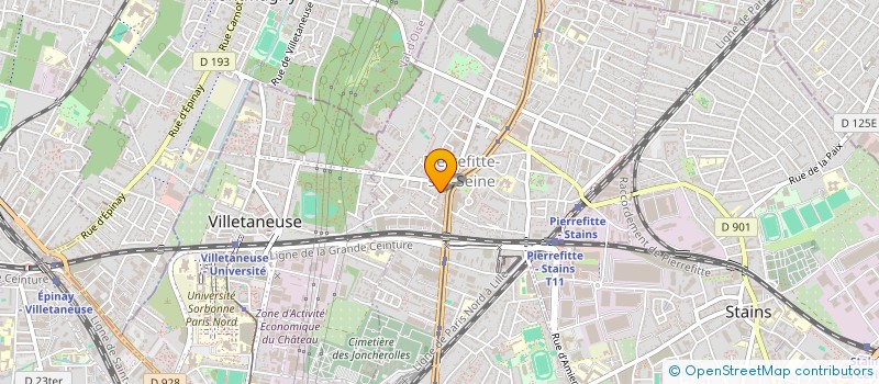 localisation de l'entreprise MOVE & SHARE à PIERREFITTE-SUR-SEINE