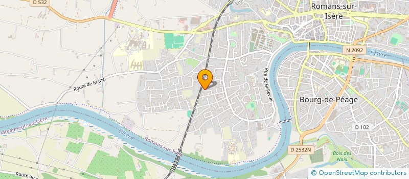 localisation de l'entreprise MOVE-UP SC  ROMANS-SUR-ISERE