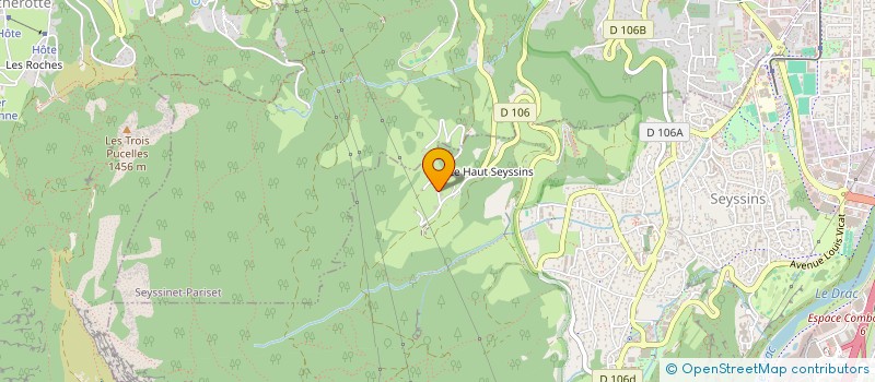 localisation de l'entreprise MOVE UR GAMBETTES à SEYSSINS