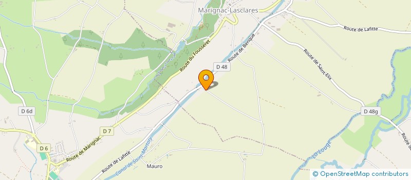 localisation de l'entreprise MOVE YOUR WAY COMPANY S.A.S.  MARIGNAC-LASCLARES