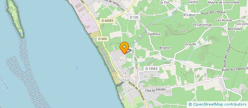 localisation de l'entreprise MOVE Z FUN 33  PLASSAC