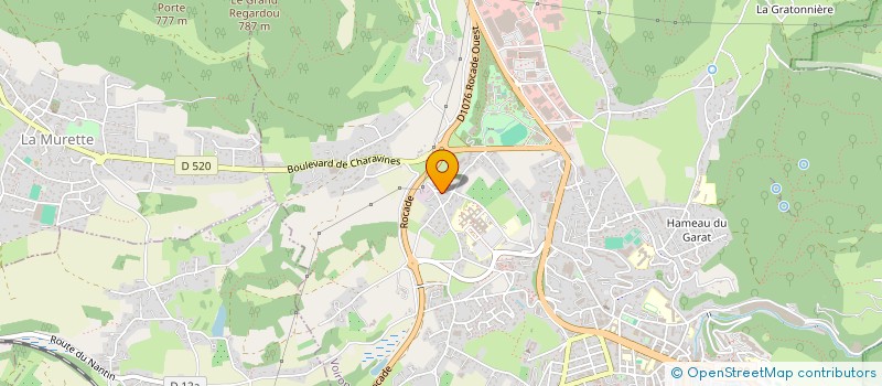 localisation de l'entreprise MOVECS D'ALBIGNAC  VOIRON