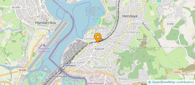 localisation de l'entreprise MOVELLAN PEINTURE  HENDAYE