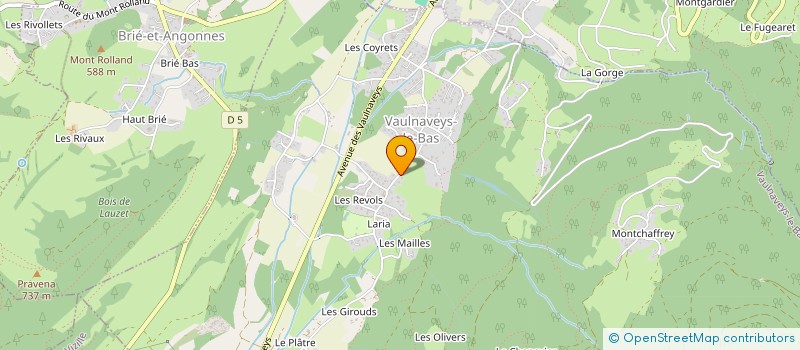 localisation de l'entreprise MOVENTEAM CONSULTING CENTER  VAULNAVEYS-LE-BAS