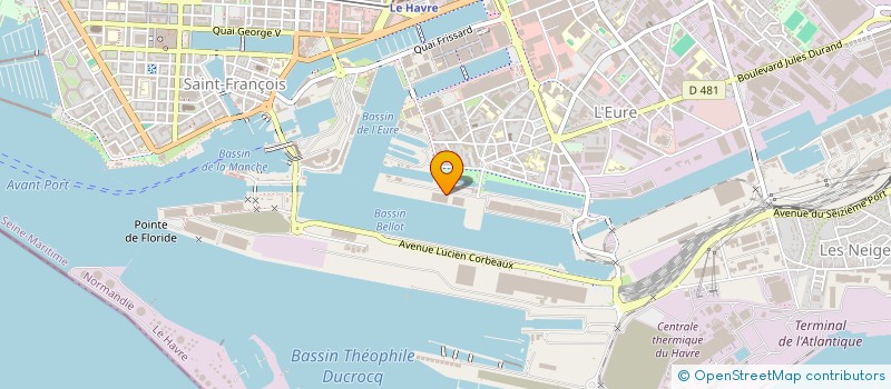 localisation de l'entreprise MOVEO  LE HAVRE