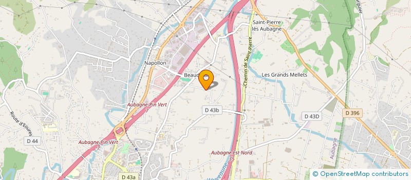 localisation de l'entreprise MOVERE  AUBAGNE