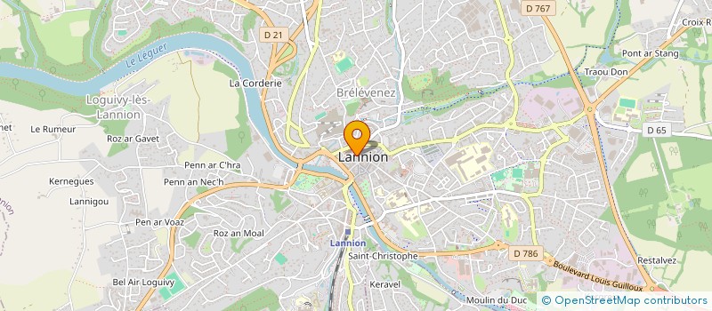 localisation de l'entreprise MOVIDA  LANNION