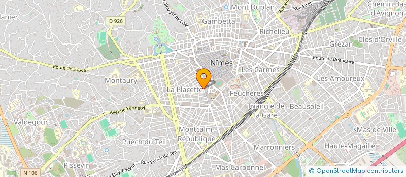 localisation de l'entreprise MOVIE ART PRODUCTION  NIMES