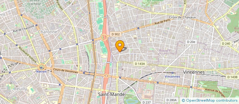 localisation de l'entreprise MOVIE.COM à MONTREUIL