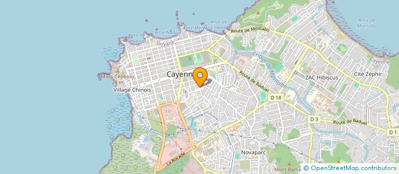 localisation de l'entreprise MOVIE SKY  CAYENNE