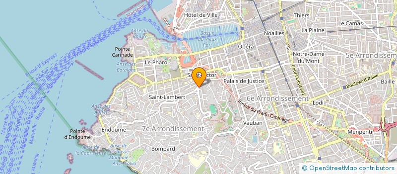 localisation de l'entreprise MOVIMENTO COMMUNICATION à MARSEILLE