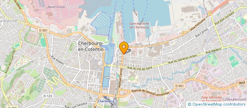 localisation de l'entreprise MOVIN à CHERBOURG-EN-COTENTIN