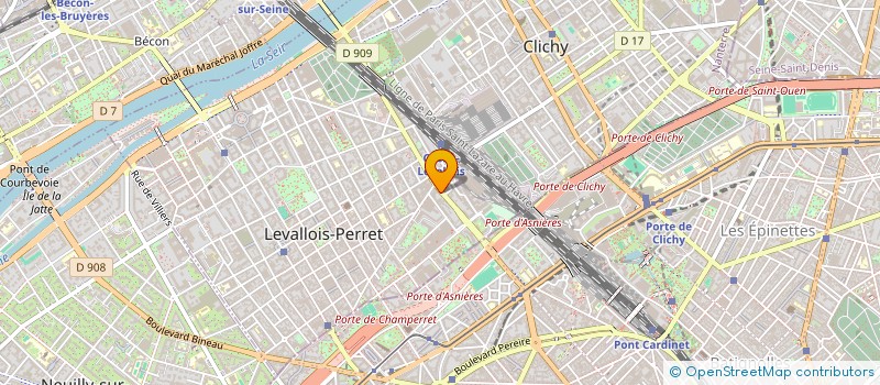 localisation de l'entreprise MOVINGO TRANSPORT à LEVALLOIS-PERRET