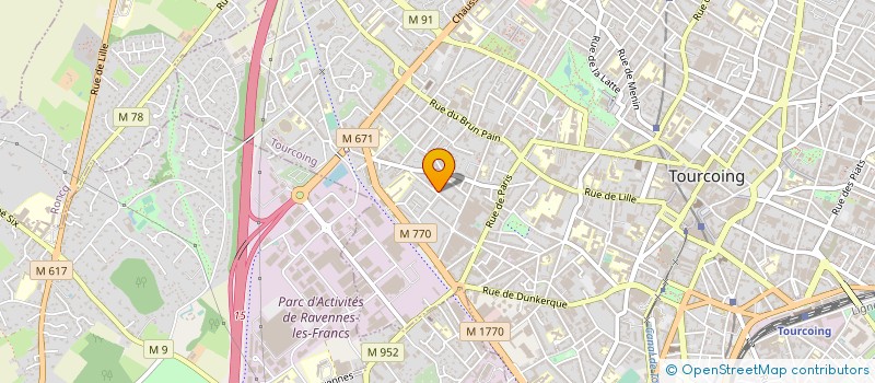localisation de l'entreprise MOVIPUB SARL à TOURCOING