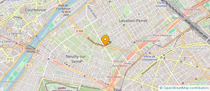 localisation de l'entreprise MOVIWALL à NEUILLY-SUR-SEINE