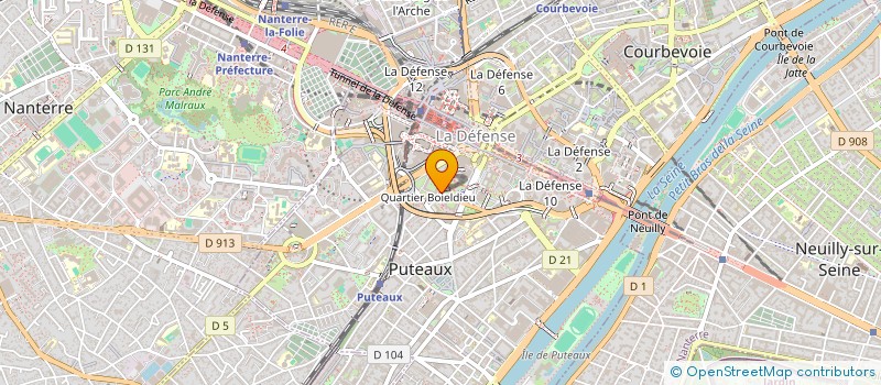 localisation de l'entreprise MOVUXE 2 à COURBEVOIE