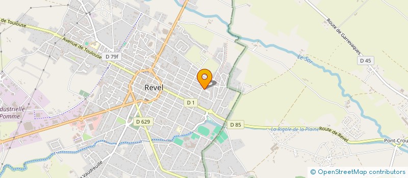 localisation de l'entreprise MOWDECLIC  REVEL