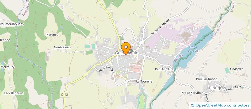 localisation de l'entreprise MOY à GUERLESQUIN