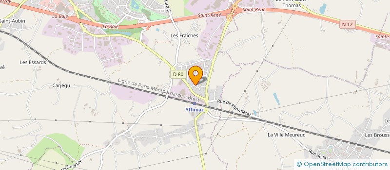 localisation de l'entreprise MOY-BARREAU à YFFINIAC