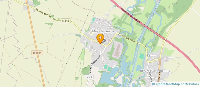 localisation de l'entreprise MOY DE L'AISNE VOLLEY BALL à MOY-DE-L'AISNE