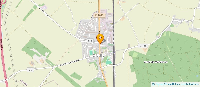 localisation de l'entreprise MOY GARAGE à CHEVILLY