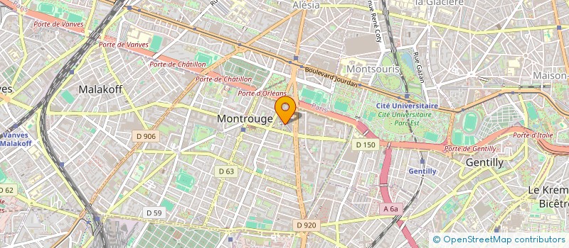 localisation de l'entreprise MOY MULTIMEDIA SARL  MONTROUGE