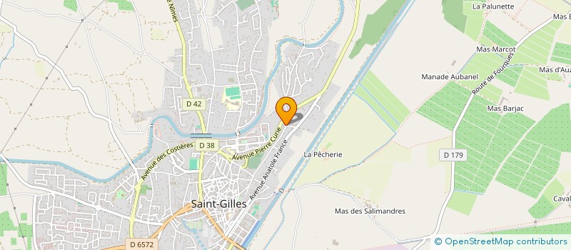 localisation de l'entreprise MOYA à SAINT-GILLES