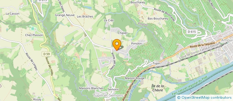 localisation de l'entreprise MOYA  TUPIN-ET-SEMONS