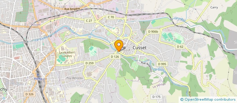 localisation de l'entreprise MOYA AVOCAT à CUSSET