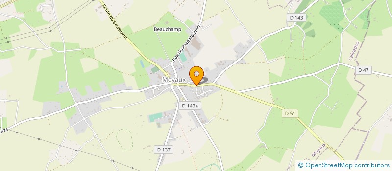 localisation de l'entreprise MOYAUX POIDS LOURDS GARAGE TURMEL à MOYAUX